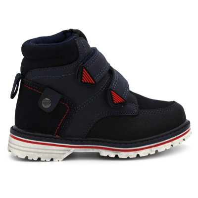 Boys boots with velcro BUBBLE KIDS 868 Navy