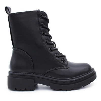 Girls military boots BUBBLE KIDS 819 Black