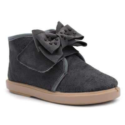 Girl bow boots 1019 grey