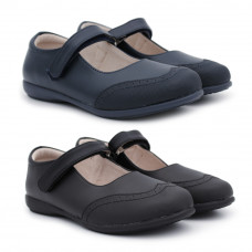 Girls velcro school shoes BUBBLE KIDS 3083