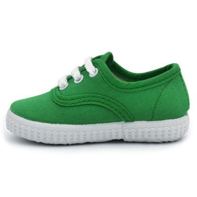 Canvas shoes HERMI LZ400 GREEN - Made in Spain