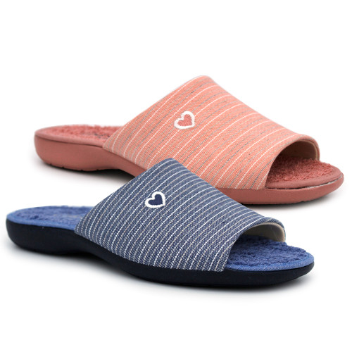 STRIPED slippers for women CABRERA 4480