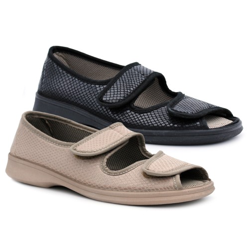 Women's velcro open shoes A.CAMPELLO 5821 - Flexible