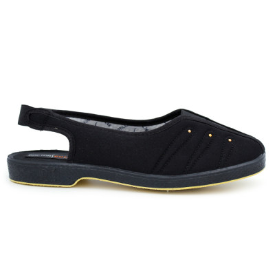 Women's elastic heel sandals DR CUTILLAS 449 - Black