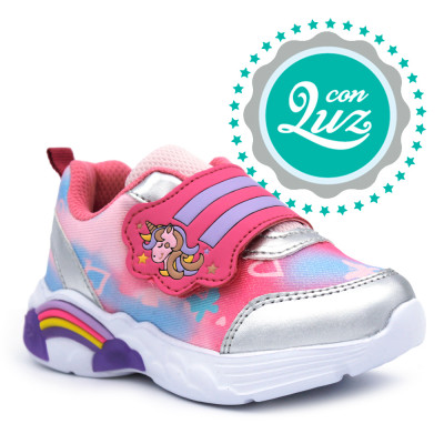 Unicorn light trainers BUBBLE KIDS C530 - For little girls