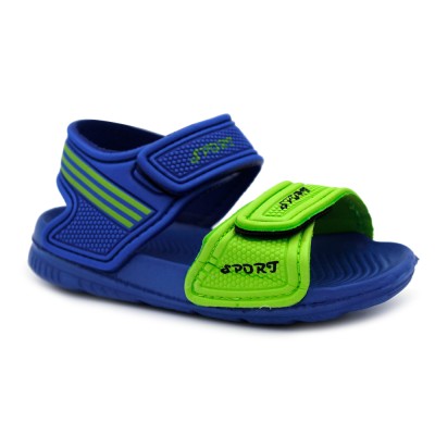 Velcro beach sandals for kids 111 - Blue