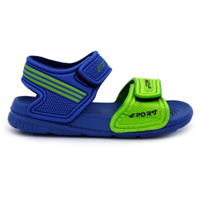 Velcro beach sandals for kids 111 - Blue