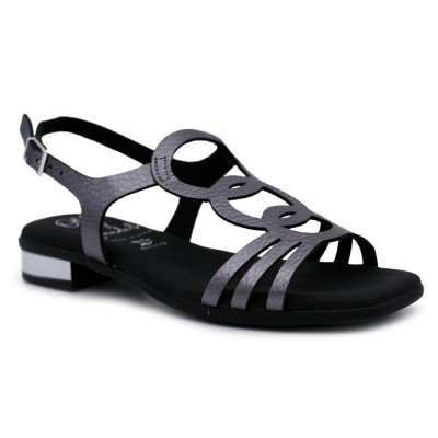 Women's low heel sandals Oh My Sandals 5339 - Black