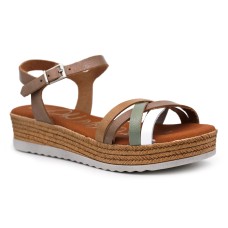 Olga platform leather sandals Oh! My Sandals 5425