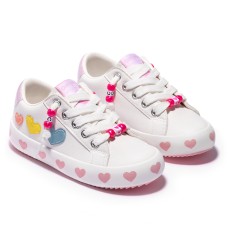 White hearts sneakers CONGUITOS 282032