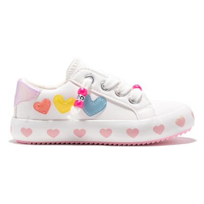 White hearts sneakers CONGUITOS 282032