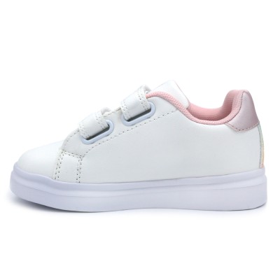 Girls white sneakers BUBBLE KIDS C902 - Sequins