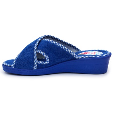 Women towel slippers NATALIA GIL 302 - Blue