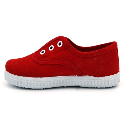 Red elastic canvas shoes HERMI LZ402