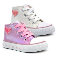 Girls heart high sneakers BUBBLE KIDS C961