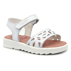 Girls white leather sandals PABLOSKY 430600