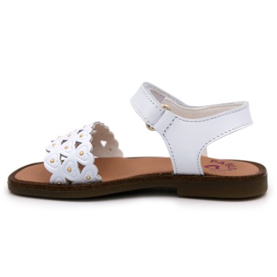 Girls white sandals PABLOSKY 427400 - Adherent
