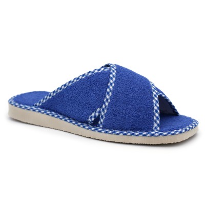 Women towel slippers HERMI CH6001 Blue