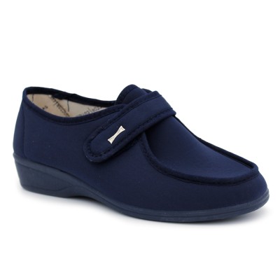 Zapatillas mujer confort velcro Dr Cutillas 746 - Azul marino