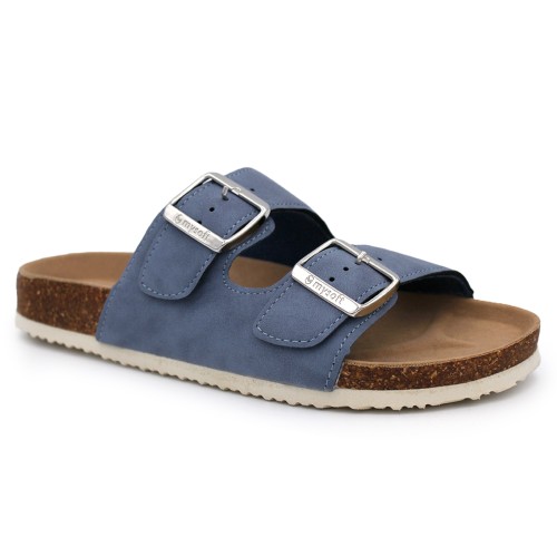 Bio flat sandals MySoft 24M065 - Blue