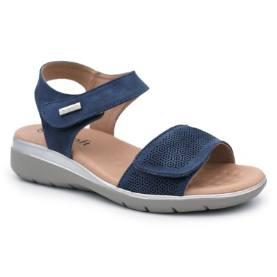 Women comfort sandals MySoft 24M001 - Blue