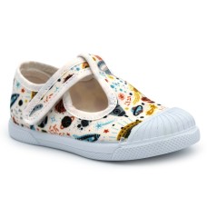 SPACE canvas shoes TOKOLATE 4002-34
