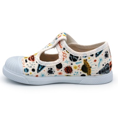 SPACE canvas shoes TOKOLATE 4002-34 - For kids