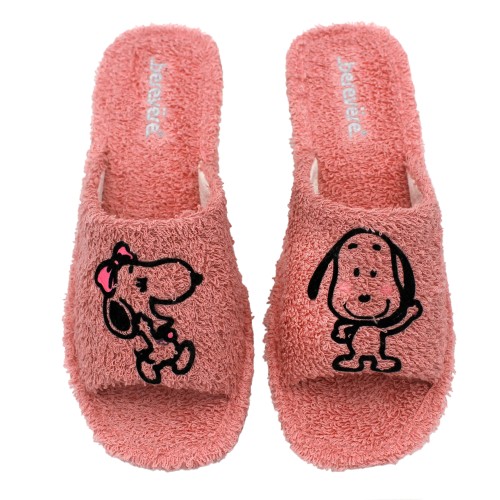 Women SNOOPY slippers BEREVERE V4008 - Pink