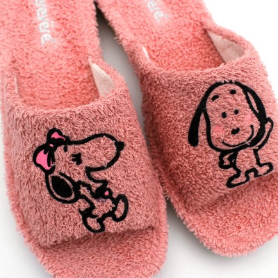 Women SNOOPY slippers BEREVERE V4008 - Pink
