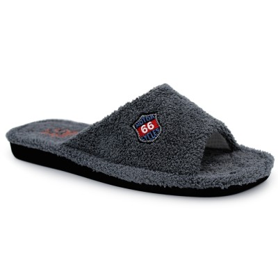 Men towel slippers BEREVERE V4101 - Grey