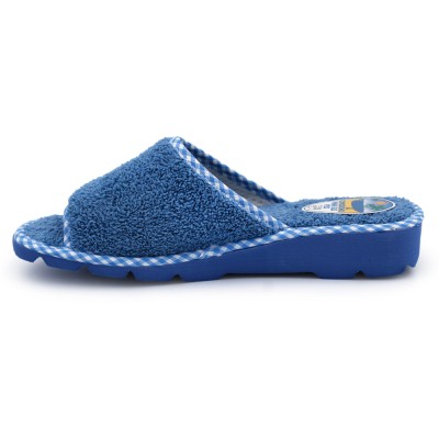 Zapatillas de casa mujer toalla V1235PA - Azul