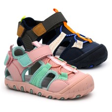 Rubber toe sport sandals BUBBLE KIDS C993
