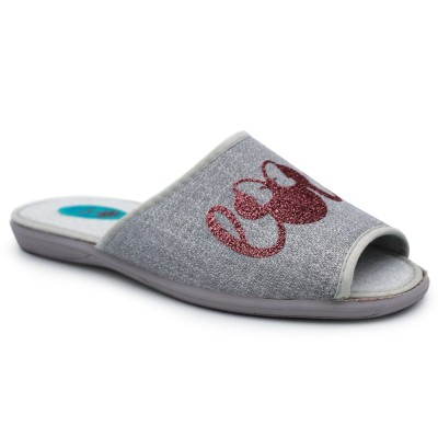 LOVE summer slippers NATALIA GIL 5608 - Grey