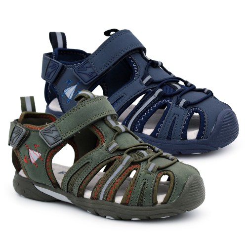 Boys velcro sport sandals BUBBLE KIDS C954