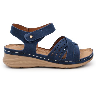 Padded insole sandals KISS KISS 2418 - Navy